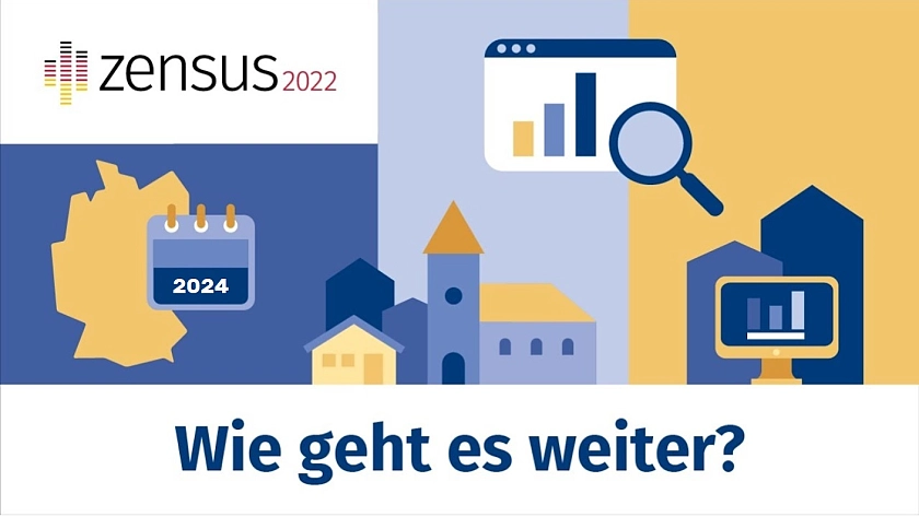 Symbolbild zur Mediathek des Zensus 2022.